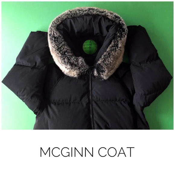 McGinn Jackets & Blazers - McGinn coat size 6 38 down feather fox fur real